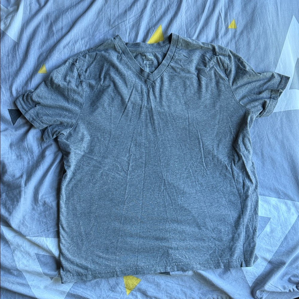 Arizona Jean Company Gray V-Neck Tee